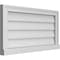 Ekena Millwork Vertical Surface Mount PVC Gable Vent w/ 2"W x 2"H , Brickmould Sill Frame, 30"W x 16"H GVPVE30X1603SN - alternate 3
